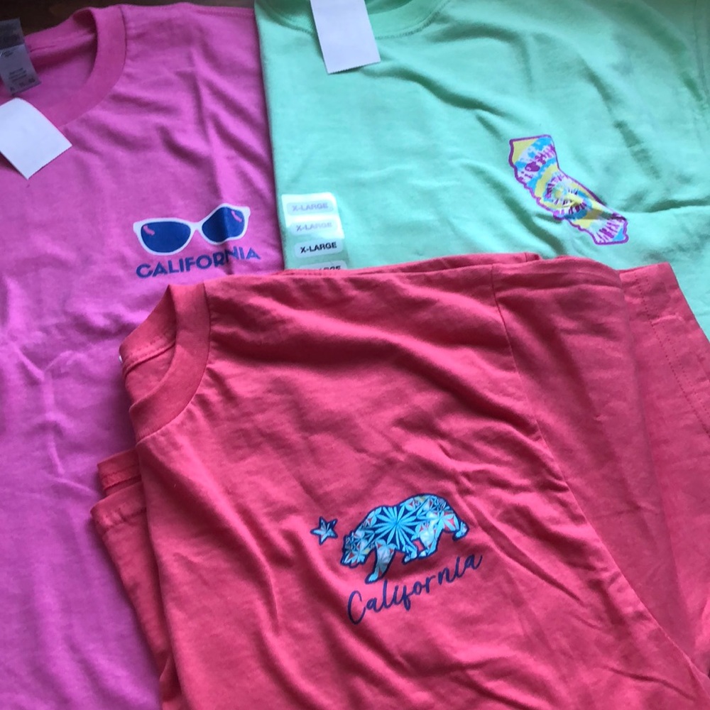 ☀️CALIFORNIA ☀️T Shirt bundle (3)
